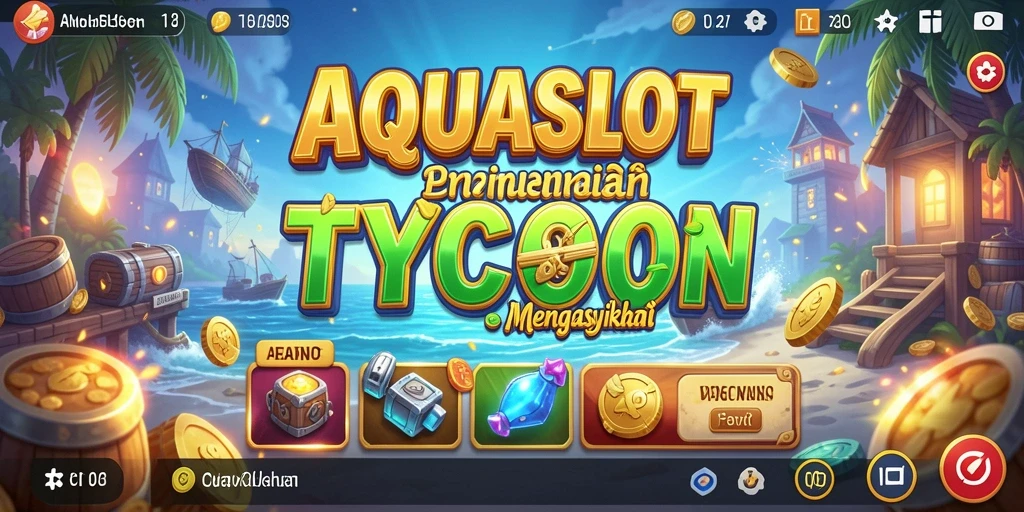 Screenshot gameplay AQUASLOT dengan mesin slot menarik.