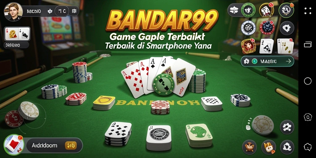 Screenshot BANDAR99 menampilkan momen seru bermain Gaple.