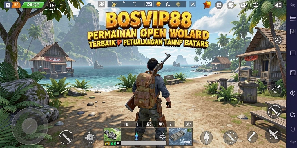 Tampilan menarik dari gameplay BOSVIP88 dalam dunia Open World.