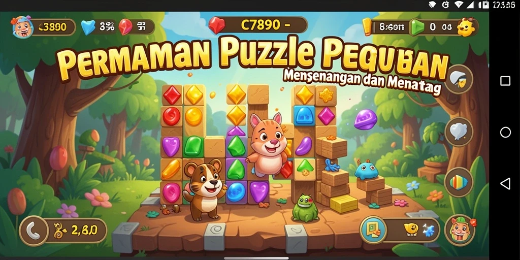 Tampilan gameplay C7890 yang menarik dan penuh warna.