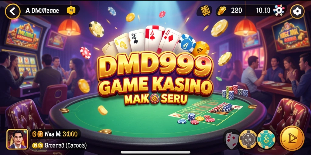 Gameplay kasino yang mengasyikkan dan menegangkan di DMD999.