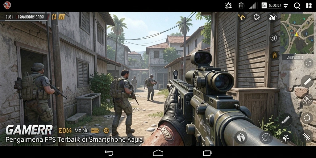 Tampilan gameplay intens dari GAMERP dengan aksi tembak-menembak mendebarkan.