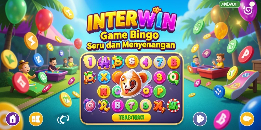 Tampilan gameplay seru dalam permainan Bingo INTERWIN.