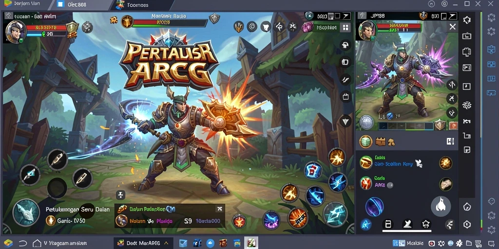 Tangkapan layar utama JPS88 menampilkan epic battle gameplay yang mendebarkan.