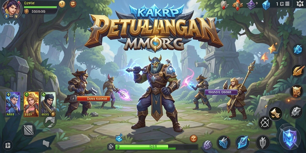 Tampilan menakjubkan dari gameplay KAKRP dalam dunia MMORPG.