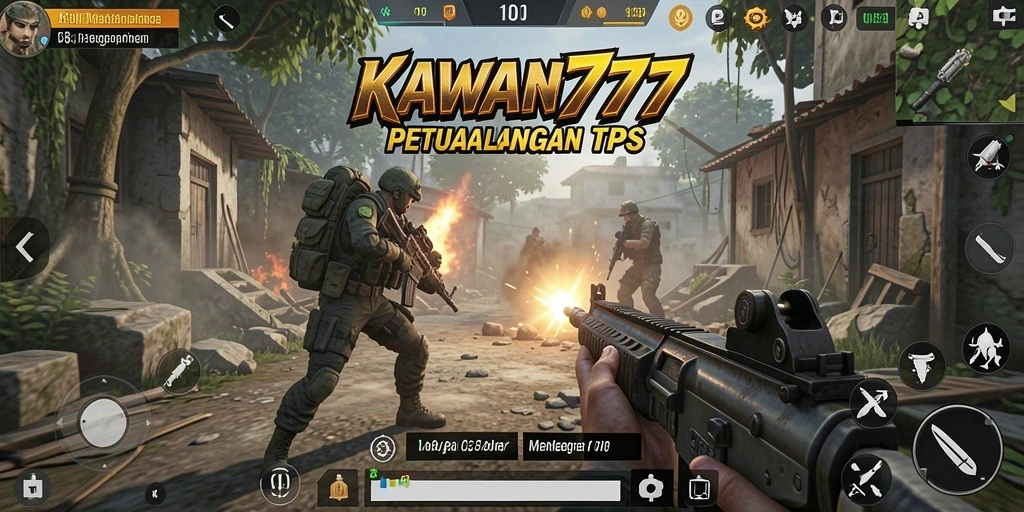 Tampilan aksi seru dalam gameplay KAWAN777 yang menegangkan.