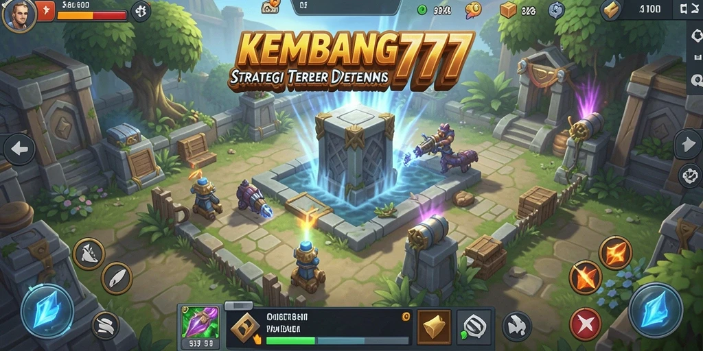 Tangkapan layar gameplay KEMBANG777 dengan pertahanan yang strategis dan dinamis.