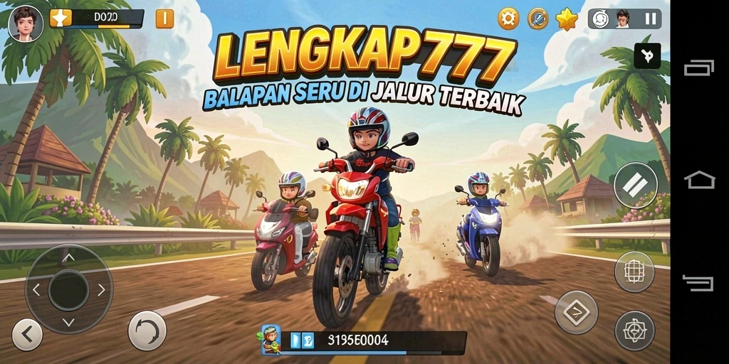 Tampilan gameplay LENGKAP777 yang seru dan mendebarkan.