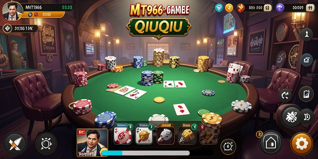 Gameplay QiuQiu yang seru dan menegangkan di MT966.