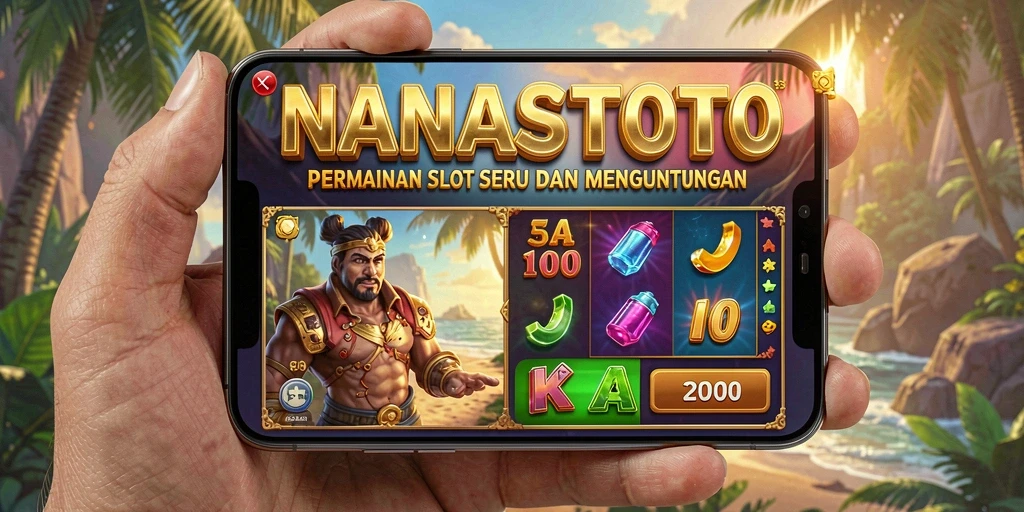 Screenshot NANASTOTO menampilkan gameplay Slot yang menarik dan interaktif.