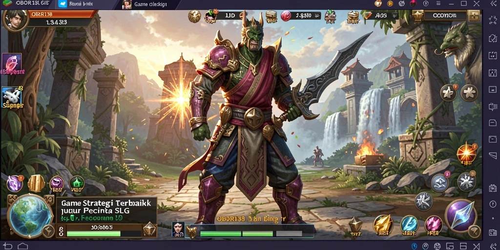 Tampilan gameplay seru dalam OBOR138 dengan aksi strategi yang mendebarkan.