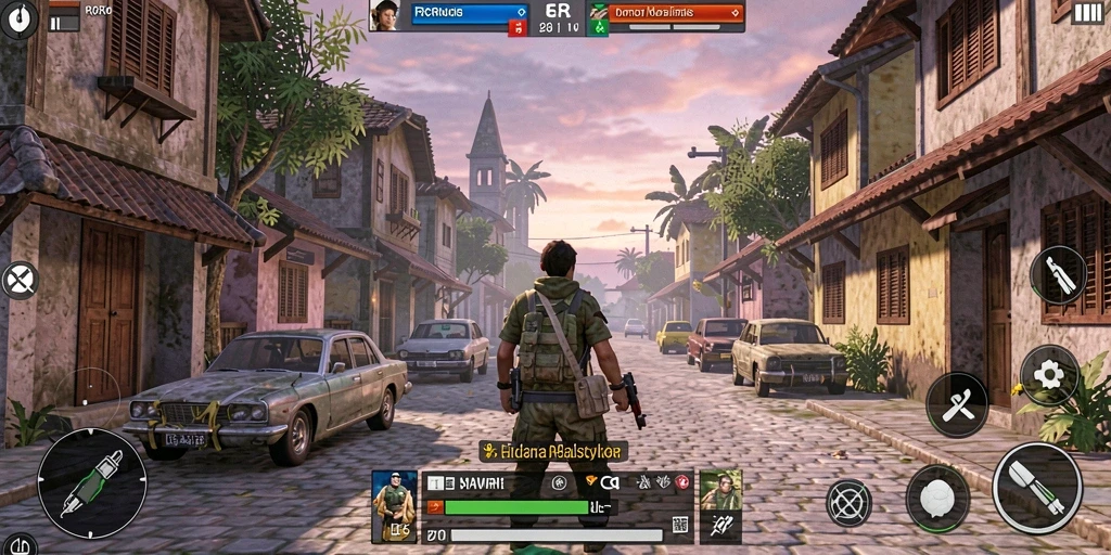 Tampilan gameplay R6R6 yang mendebarkan dan realistis.