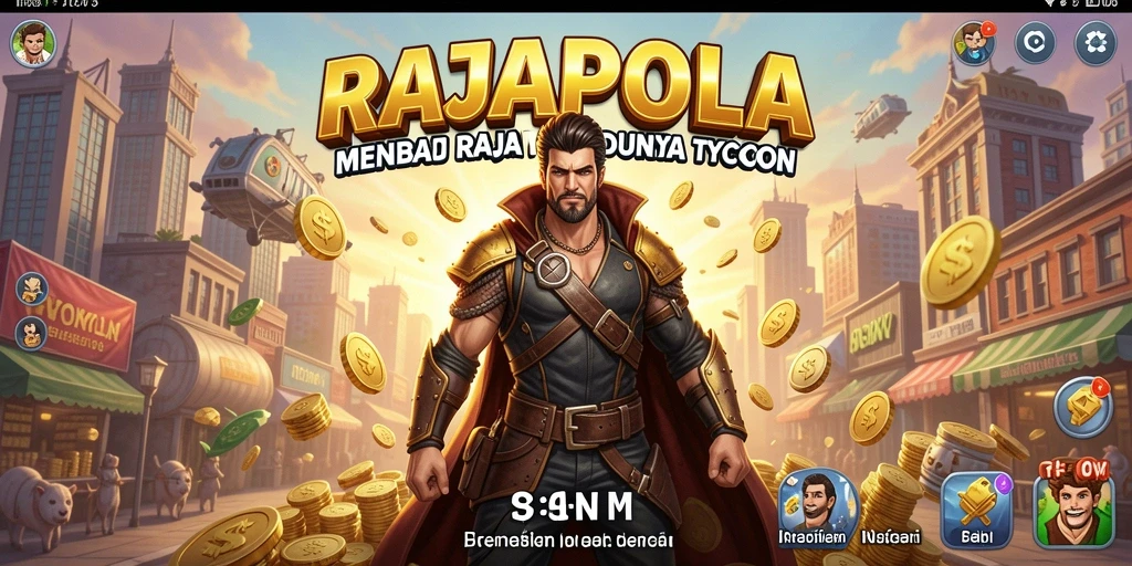 Tangkapan layar gameplay RAJAPOLA menunjukkan dinamika Tycoon yang seru.
