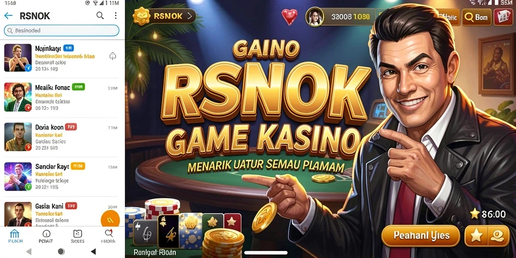 Tampilan gameplay dari aplikasi RSNOK yang menegangkan dan seru.