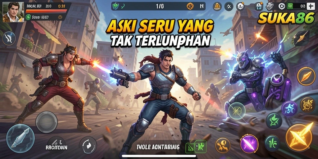Tampilan screenshot SUKA86 yang menunjukkan aksi pertempuran yang mendebarkan.