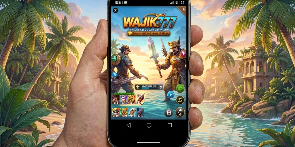 Tampilan menakjubkan dari gameplay WAJIK777 dalam simulasi.