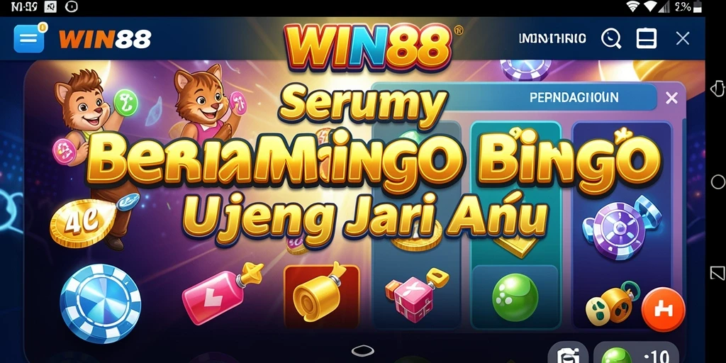 Tampilan menarik dari gameplay Bingo di WIN88